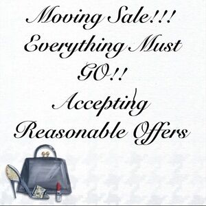 MOVING SALE!!!! Everything MUST go!!!!